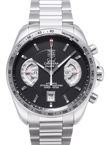 Tag Heuer Grand Carrera Chronograph Calibre 17 RS Mens Wristwatc - Click Image to Close